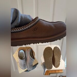 UGG Tan Slip-On Loafers Kids 4/Womens 6